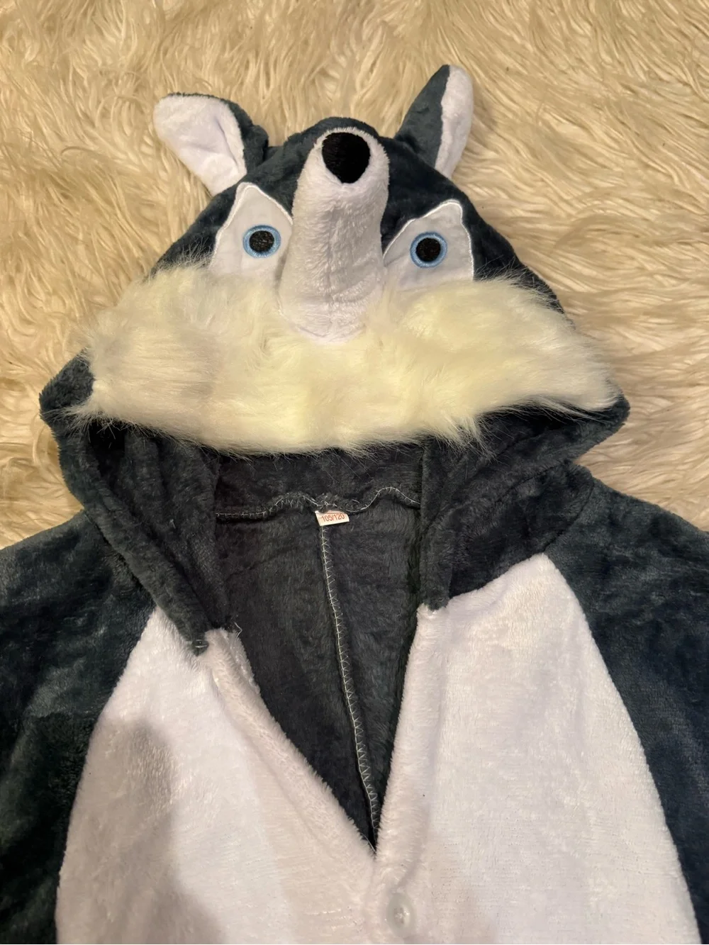 Kids wolf one piece costume (S)